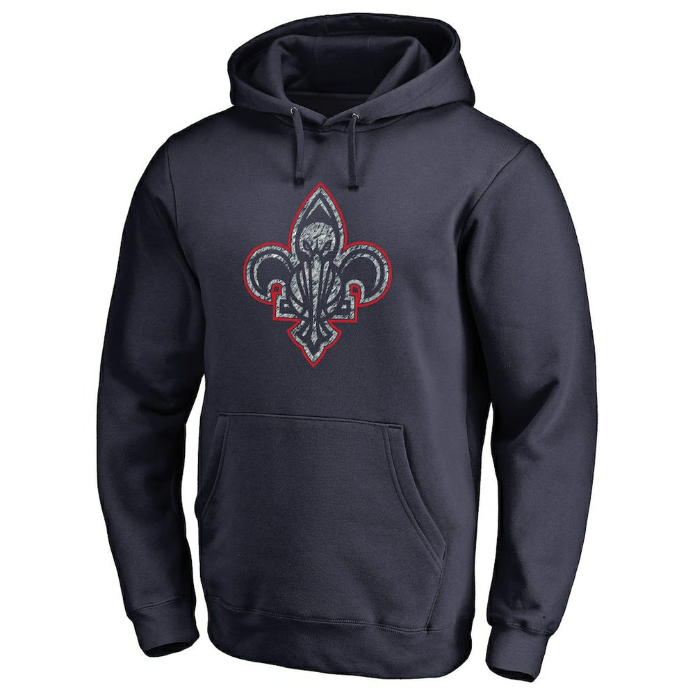 NBA - New Orleans Pelicans Static Logo Pullover Hoodie - Navy