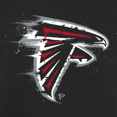 Atlanta Falcons Splatter Logo Pullover Hoodie Black - NFL