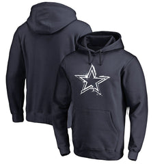 Dallas Cowboys Splatter Logo Pullover Hoodie Navy - NFL