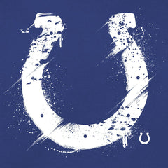 Indianapolis Colts Splatter Logo Pullover Hoodie Royal - NFL