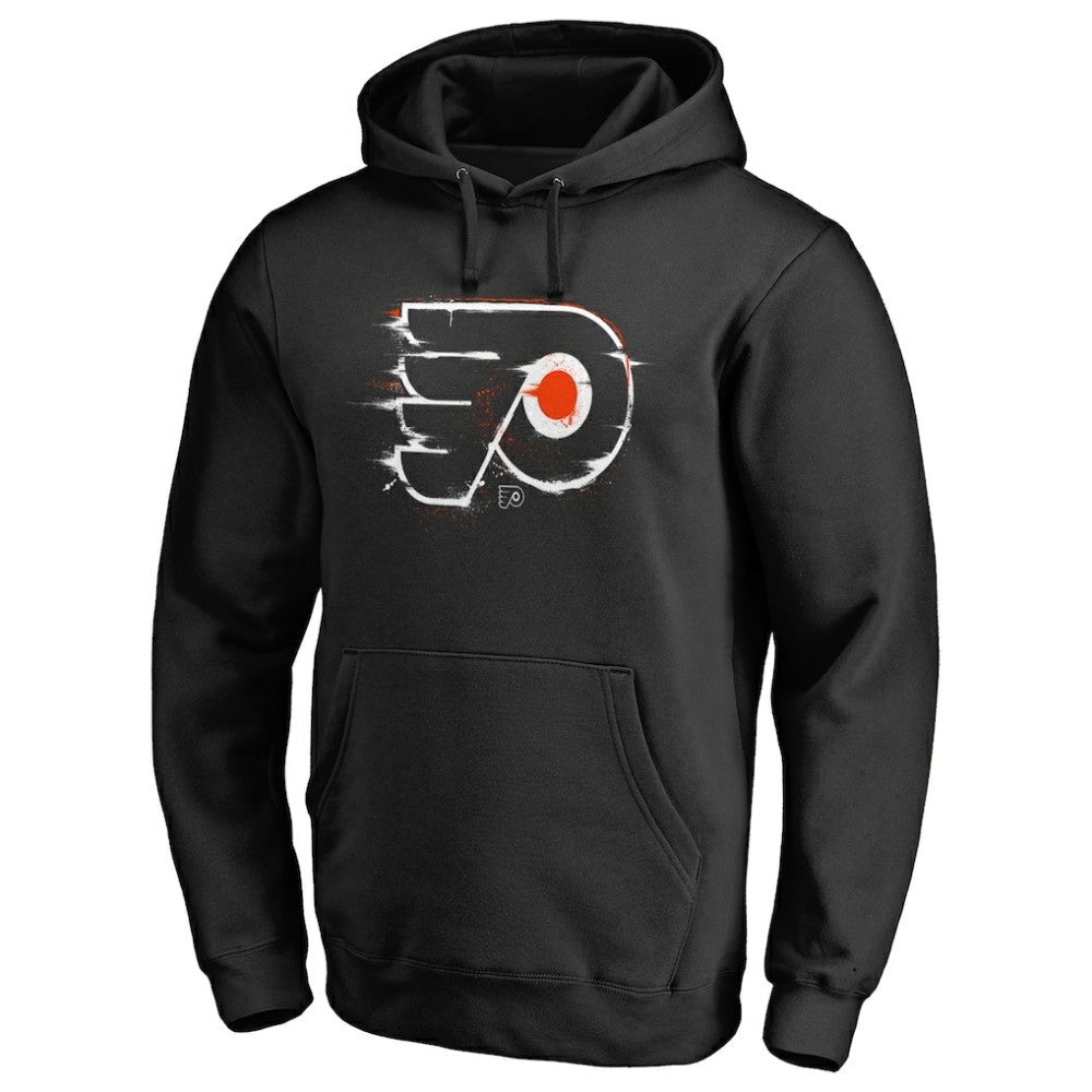Philadelphia Flyers - Splatter Logo Pullover Hoodie Black