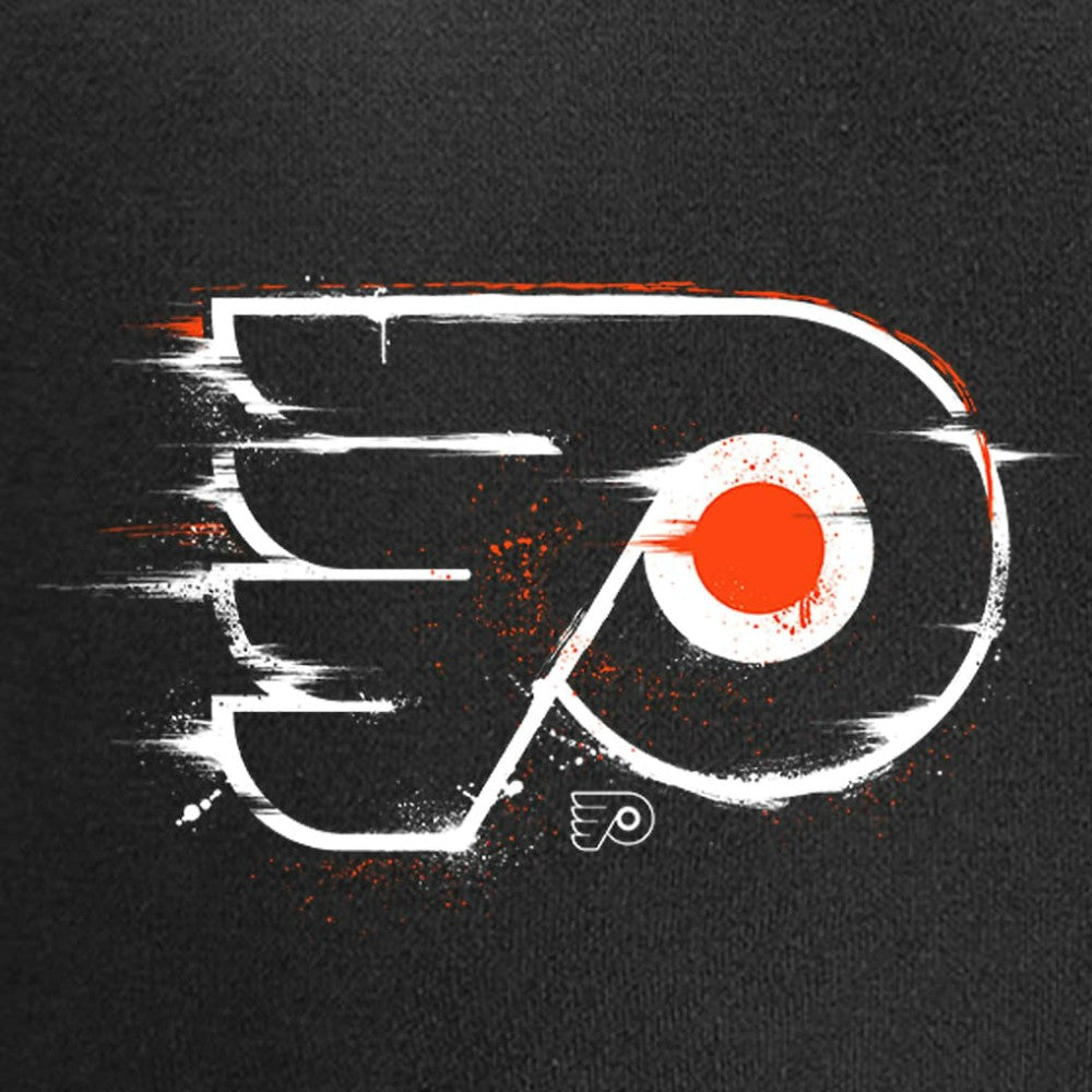 Philadelphia Flyers - Splatter Logo Pullover Hoodie Black