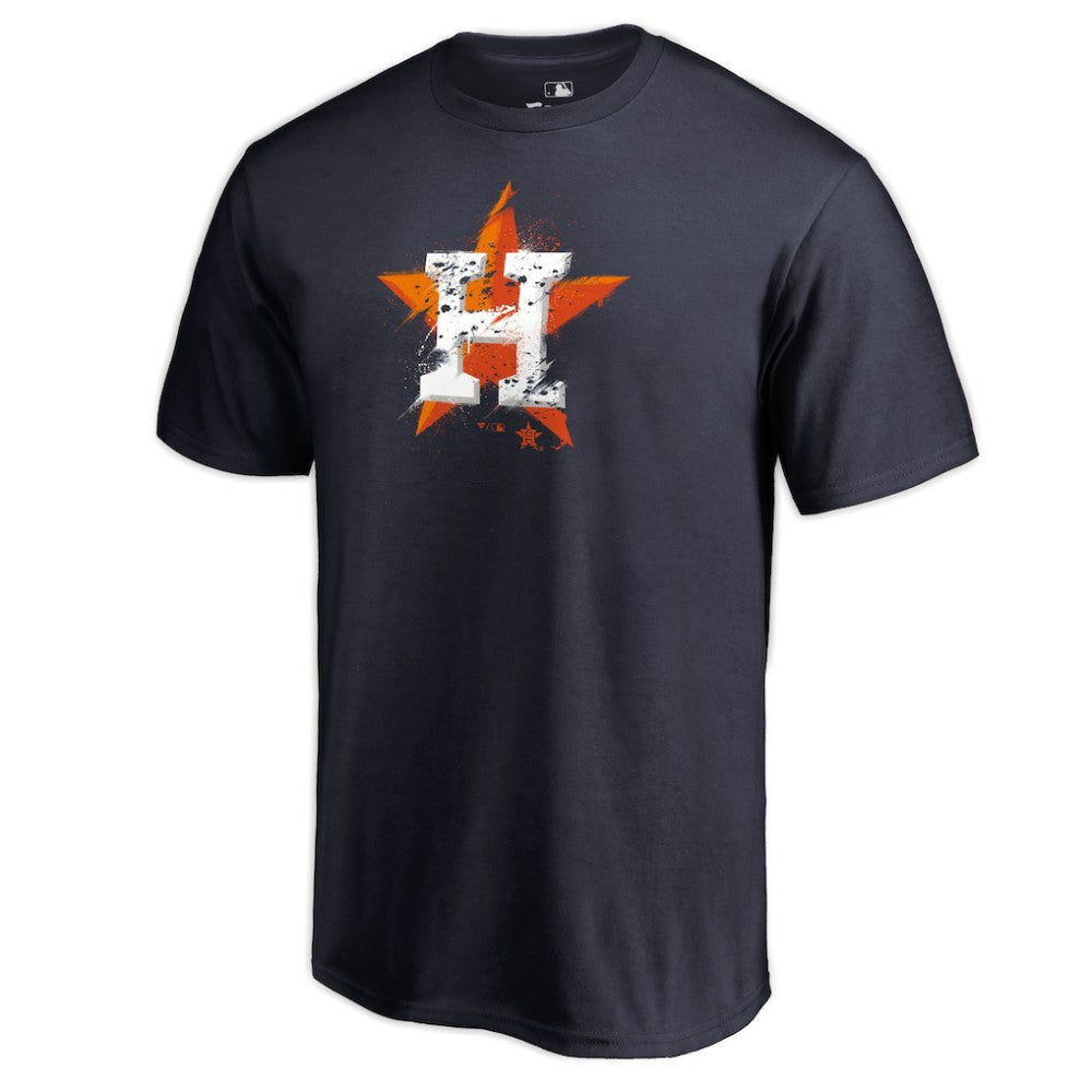 Houston Astros Splatter Logo T-Shirt Sale