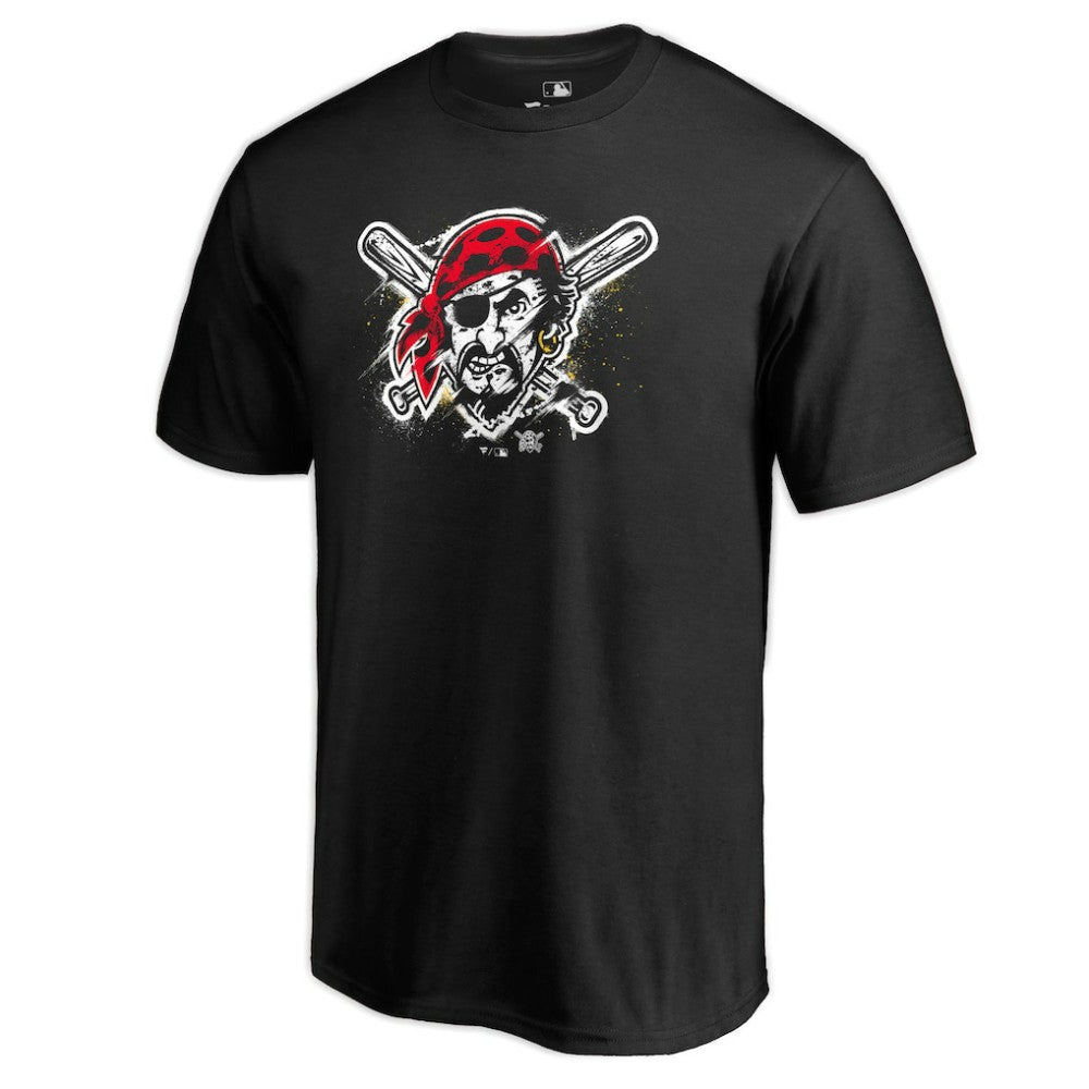Pittsburgh Pirates Splatter Logo T-Shirt Near Me