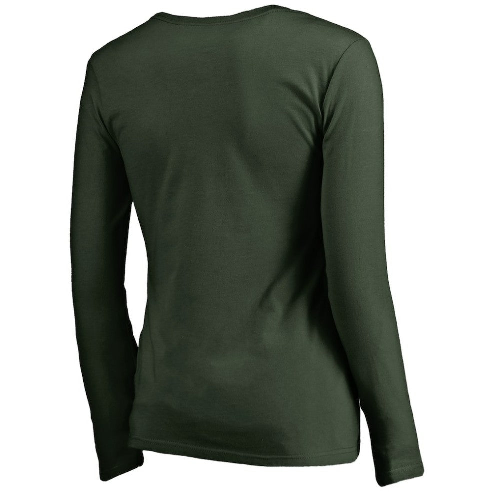 Athletics Women's Splatter Logo Long Sleeve V-Neck T-Shirt for sale