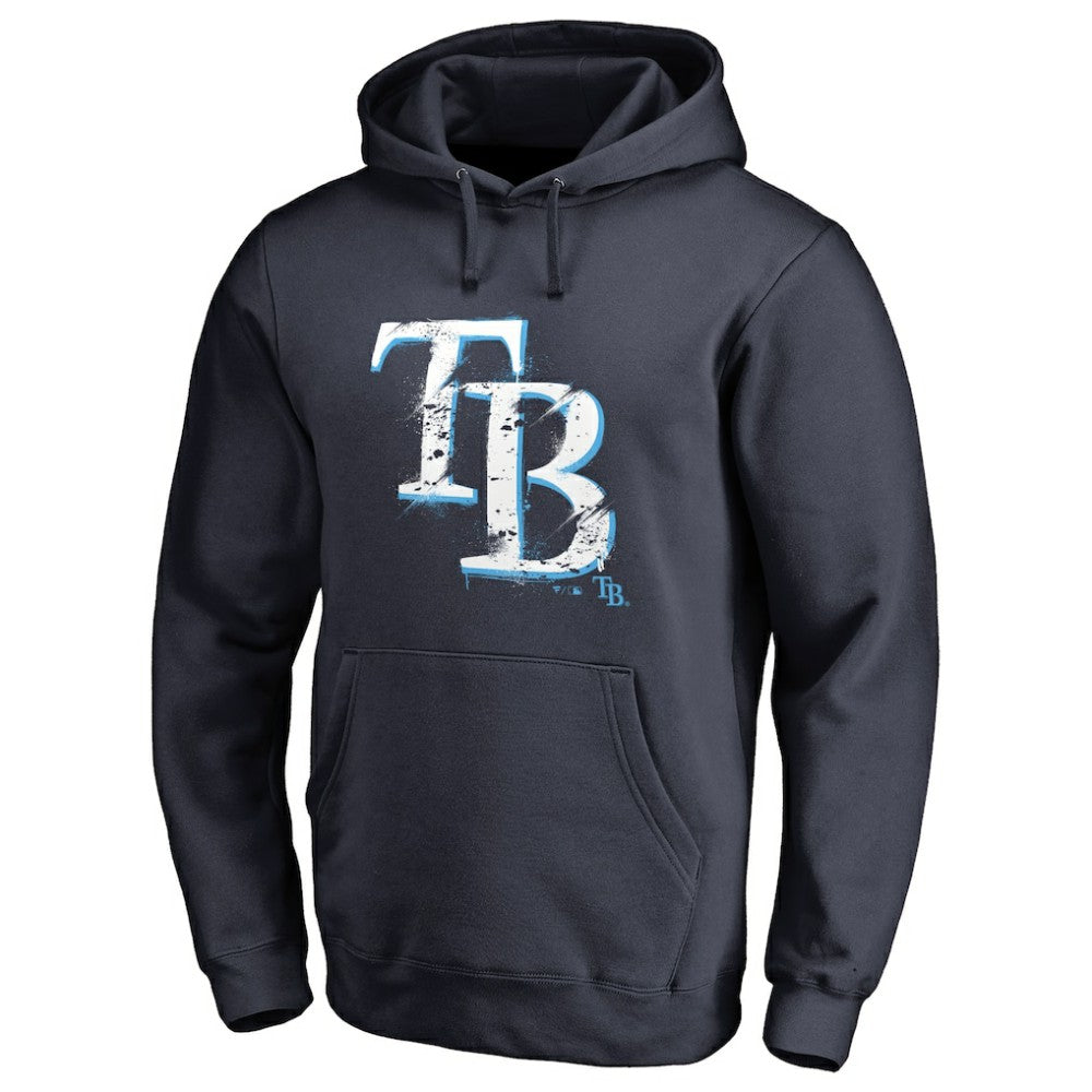 Tampa Bay Rays Splatter Logo Pullover Hoodie Online