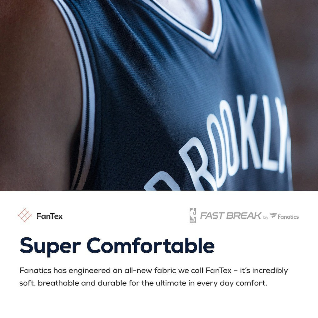 Brooklyn Nets Fast Break Custom Replica Jersey Black - Icon Edition | NBA Jerseys