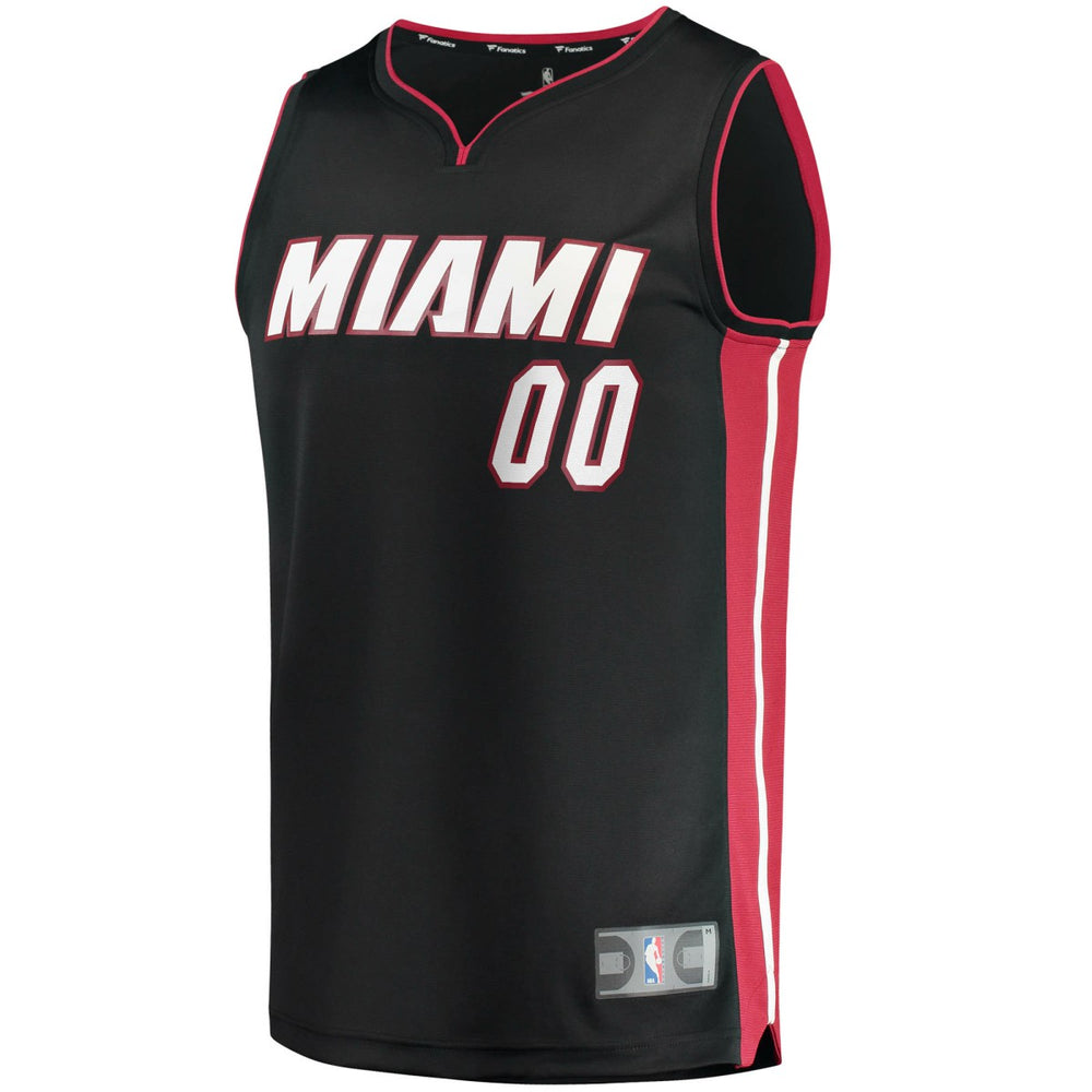 Fanatics - Miami Heat Fast Break Custom Replica Jersey Black - Icon Edition