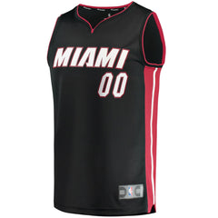 Fanatics - Miami Heat Fast Break Custom Replica Jersey Black - Icon Edition