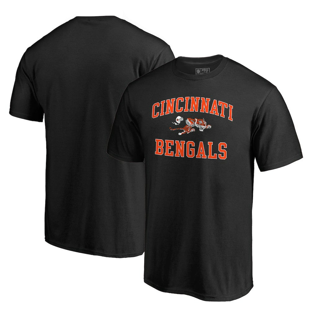 Cincinnati Bengals Vintage Collection Victory Arch T-Shirt Black - NFL