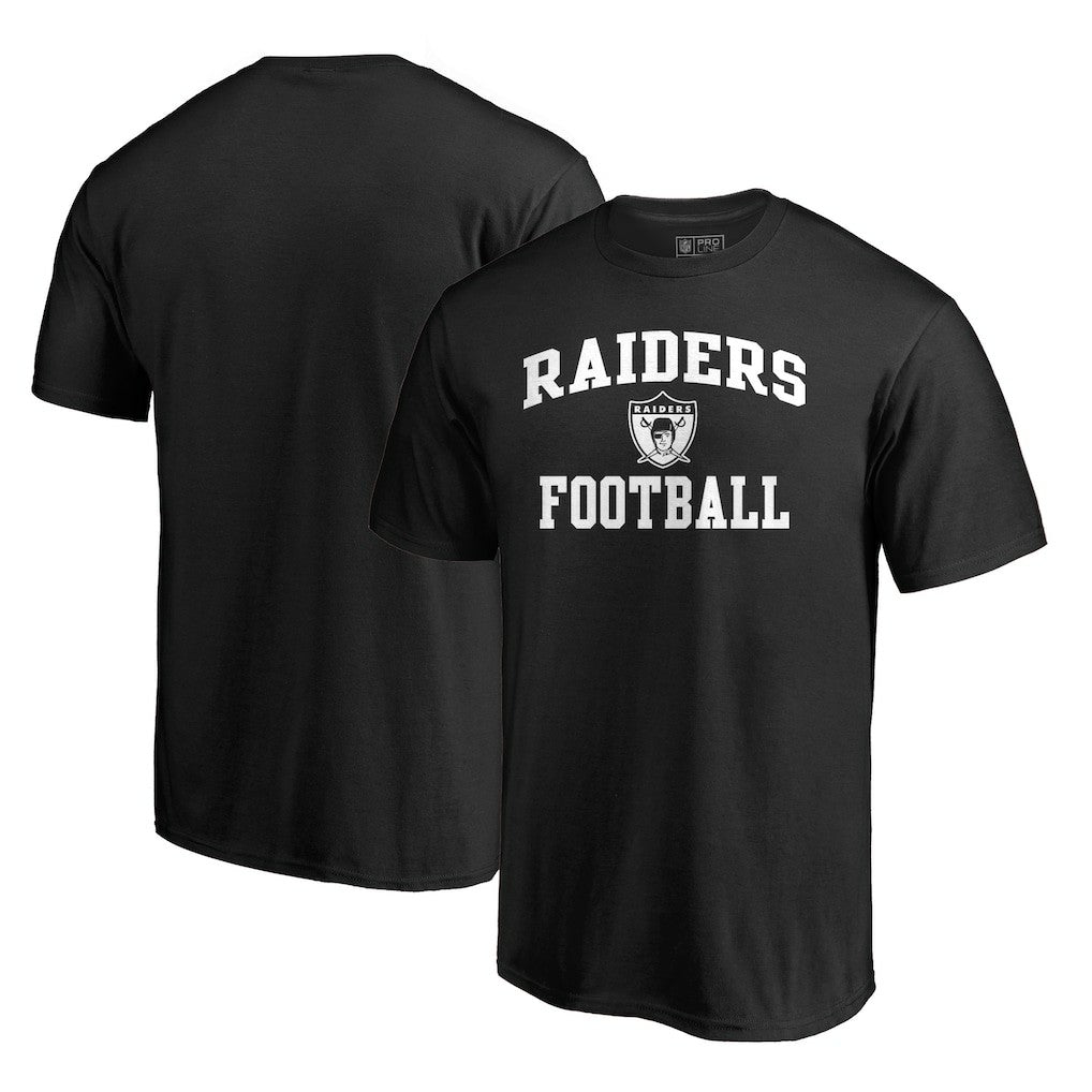Las Vegas Raiders Vintage Collection Victory Arch T-Shirt Black - NFL