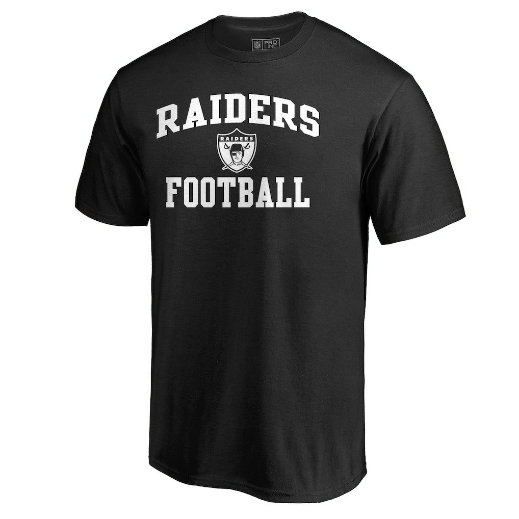 Las Vegas Raiders Vintage Collection Victory Arch T-Shirt Black - NFL