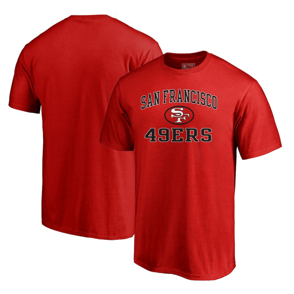 San Francisco 49ers Vintage Collection Victory Arch T-Shirt Red - NFL