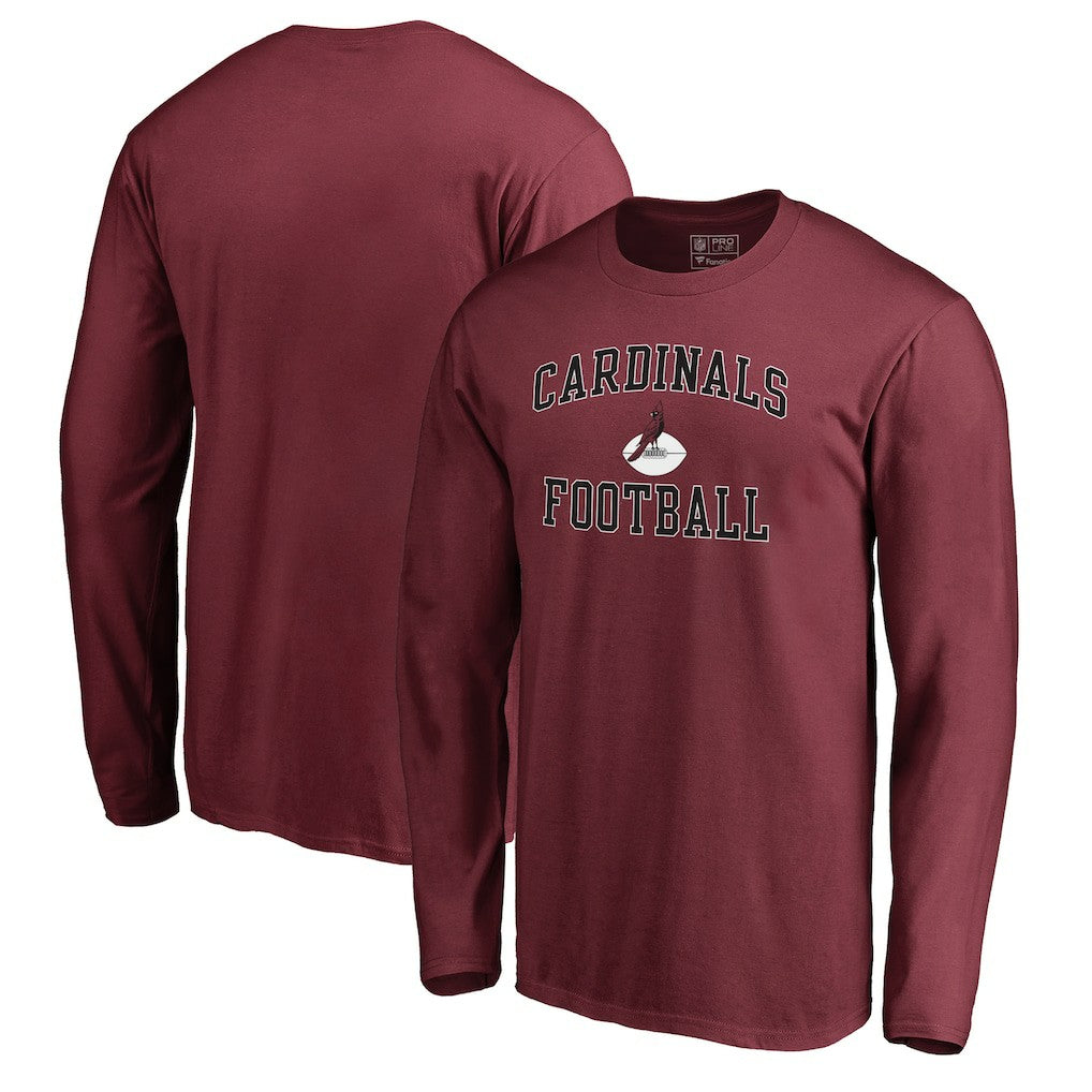 Arizona Cardinals Vintage Collection Victory Arch Long Sleeve T-Shirt Cardinal - NFL