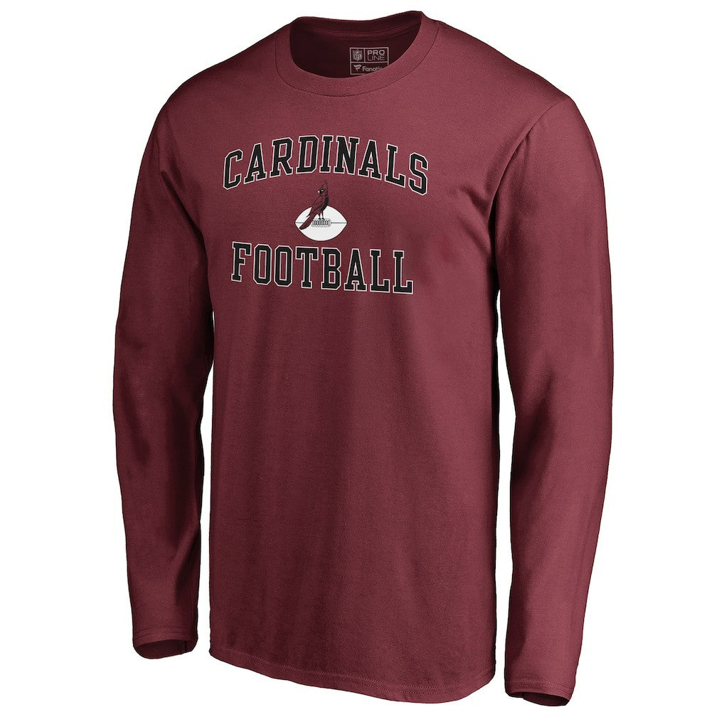 Arizona Cardinals Vintage Collection Victory Arch Long Sleeve T-Shirt Cardinal - NFL