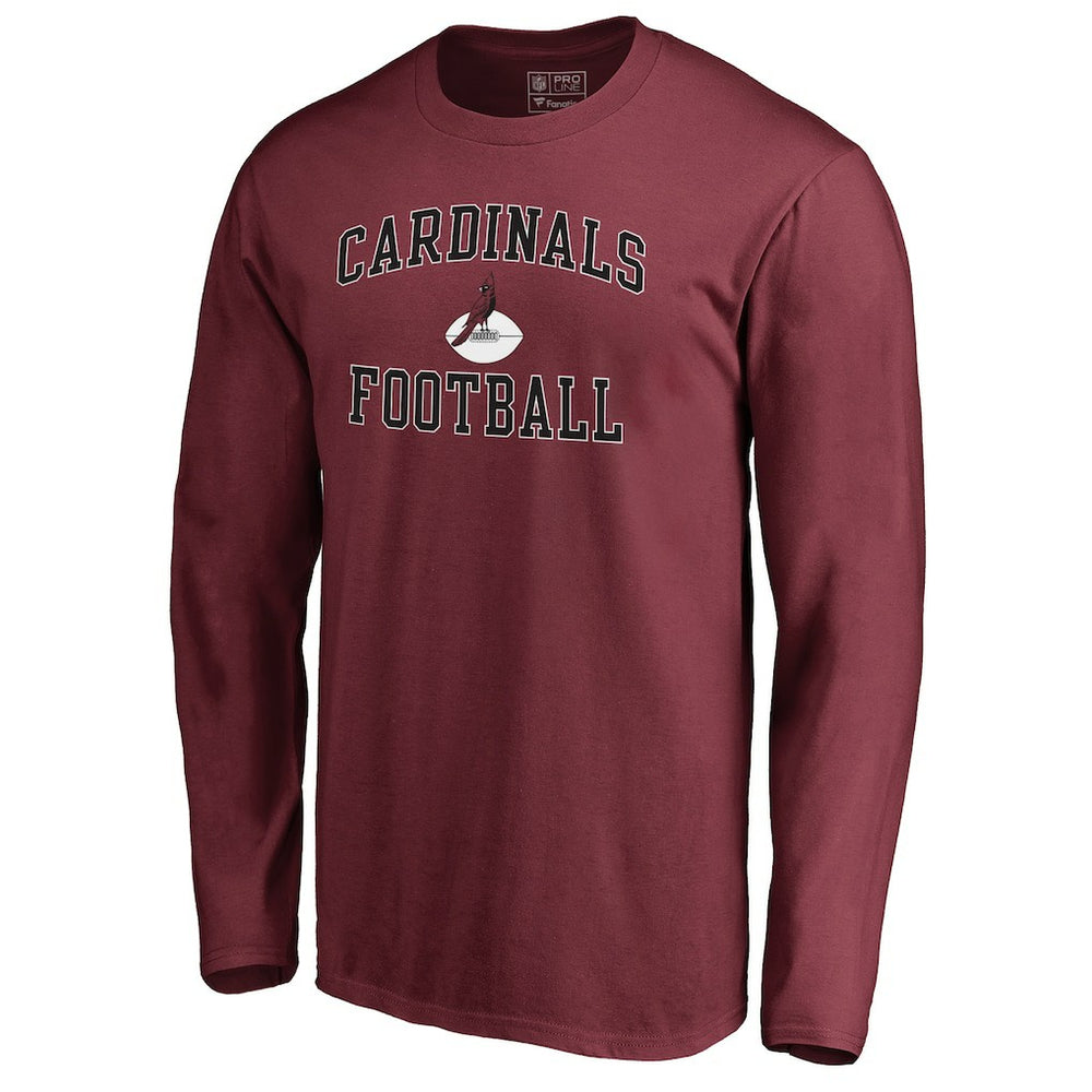Arizona Cardinals Vintage Collection Victory Arch Long Sleeve T-Shirt Cardinal - NFL