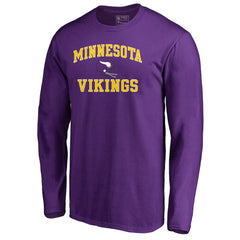 Minnesota Vikings Vintage Collection Victory Arch Long Sleeve T-Shirt Purple - NFL