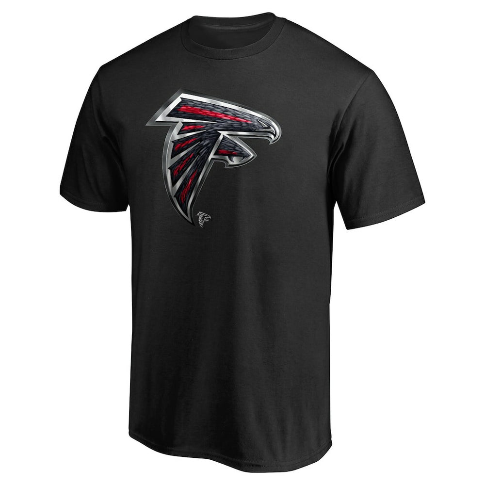 Atlanta Falcons Personalized Midnight Mascot T-Shirt Black - NFL