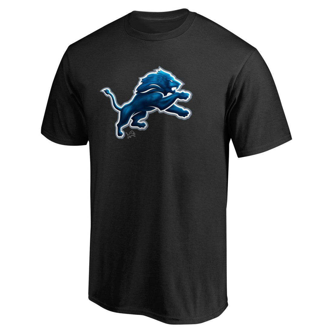 Detroit Lions Personalized Midnight Mascot T-Shirt Black - NFL