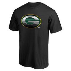 Green Bay Packers Personalized Midnight Mascot T-Shirt Black - NFL
