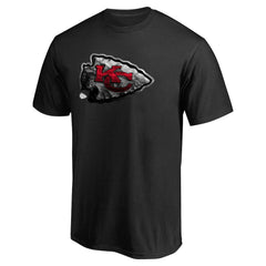 Kansas City Chiefs Personalized Midnight Mascot T-Shirt Black - NFL