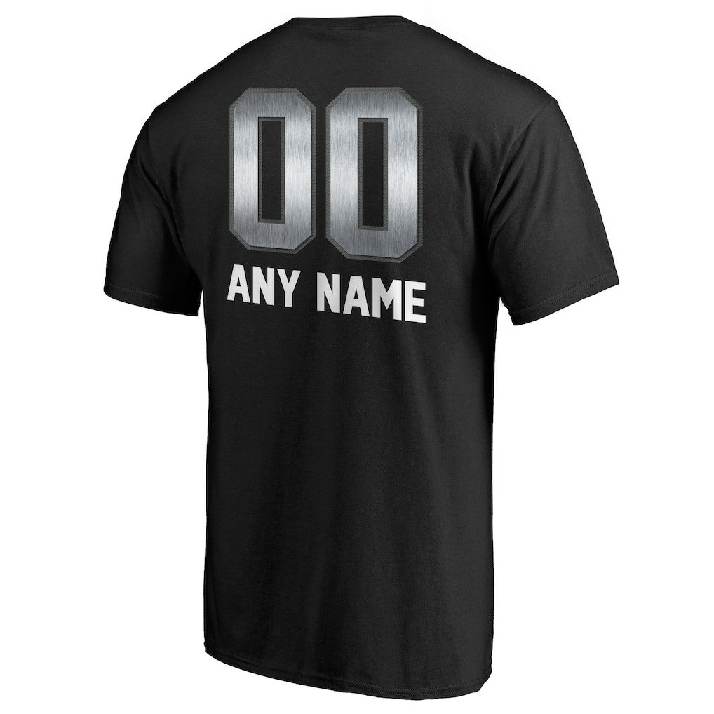 Las Vegas Raiders Personalized Midnight Mascot T-Shirt Black - NFL