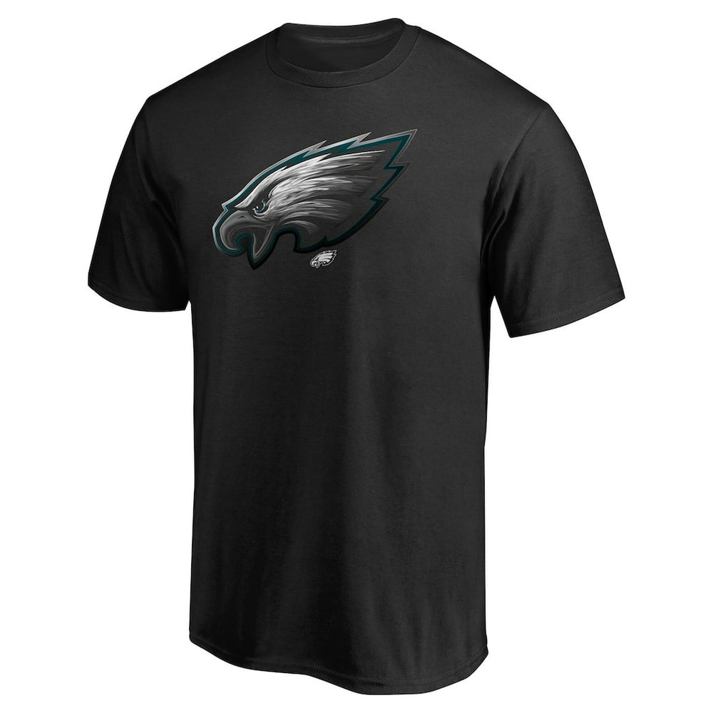 Philadelphia Eagles Personalized Midnight Mascot T-Shirt Black - NFL
