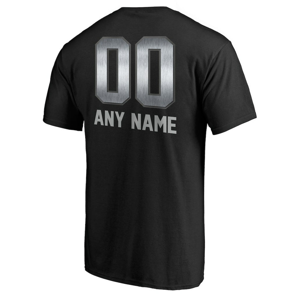 Philadelphia Eagles Personalized Midnight Mascot T-Shirt Black - NFL