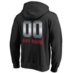 Arizona Cardinals Personalized Midnight Mascot Pullover Hoodie Black - NFL