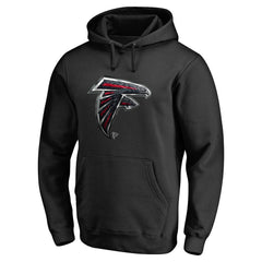 Atlanta Falcons Personalized Midnight Mascot Pullover Hoodie Black - NFL
