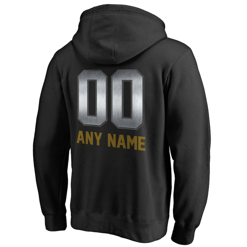 Baltimore Ravens Personalized Midnight Mascot Pullover Hoodie Black - NFL