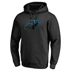 Carolina Panthers Personalized Midnight Mascot Pullover Hoodie Black - NFL