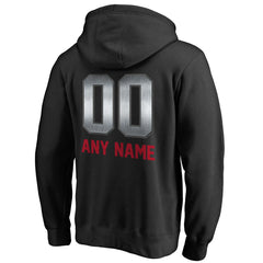 Houston Texans Personalized Midnight Mascot Pullover Hoodie Black - NFL