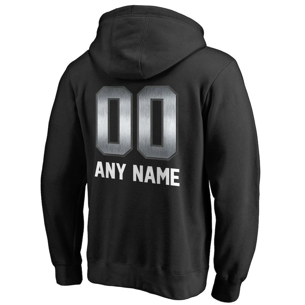 Indianapolis Colts Personalized Midnight Mascot Pullover Hoodie Black - NFL