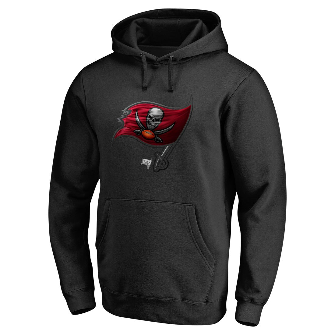 Tampa Bay Buccaneers Personalized Midnight Mascot Pullover Hoodie Black - NFL