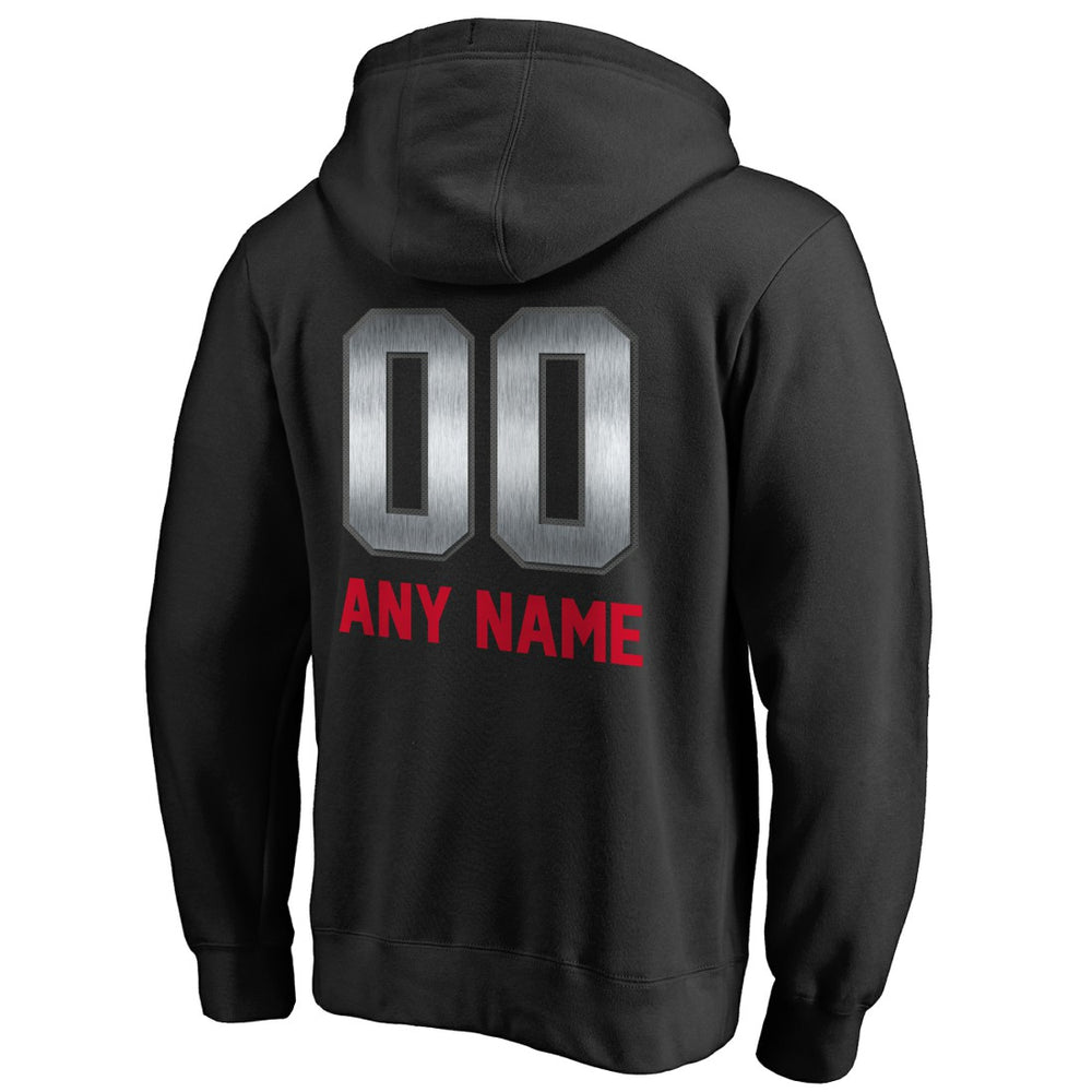Tampa Bay Buccaneers Personalized Midnight Mascot Pullover Hoodie Black - NFL