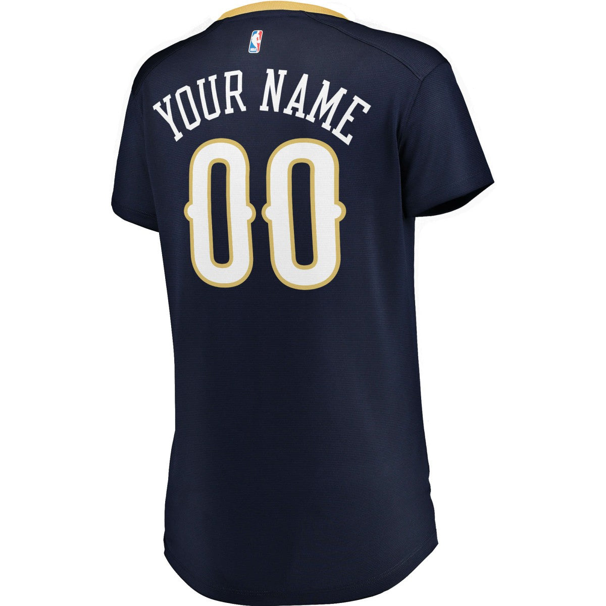 Fanatics - New Orleans Pelicans Women's Fast Break Custom Jersey Navy - Icon Edition