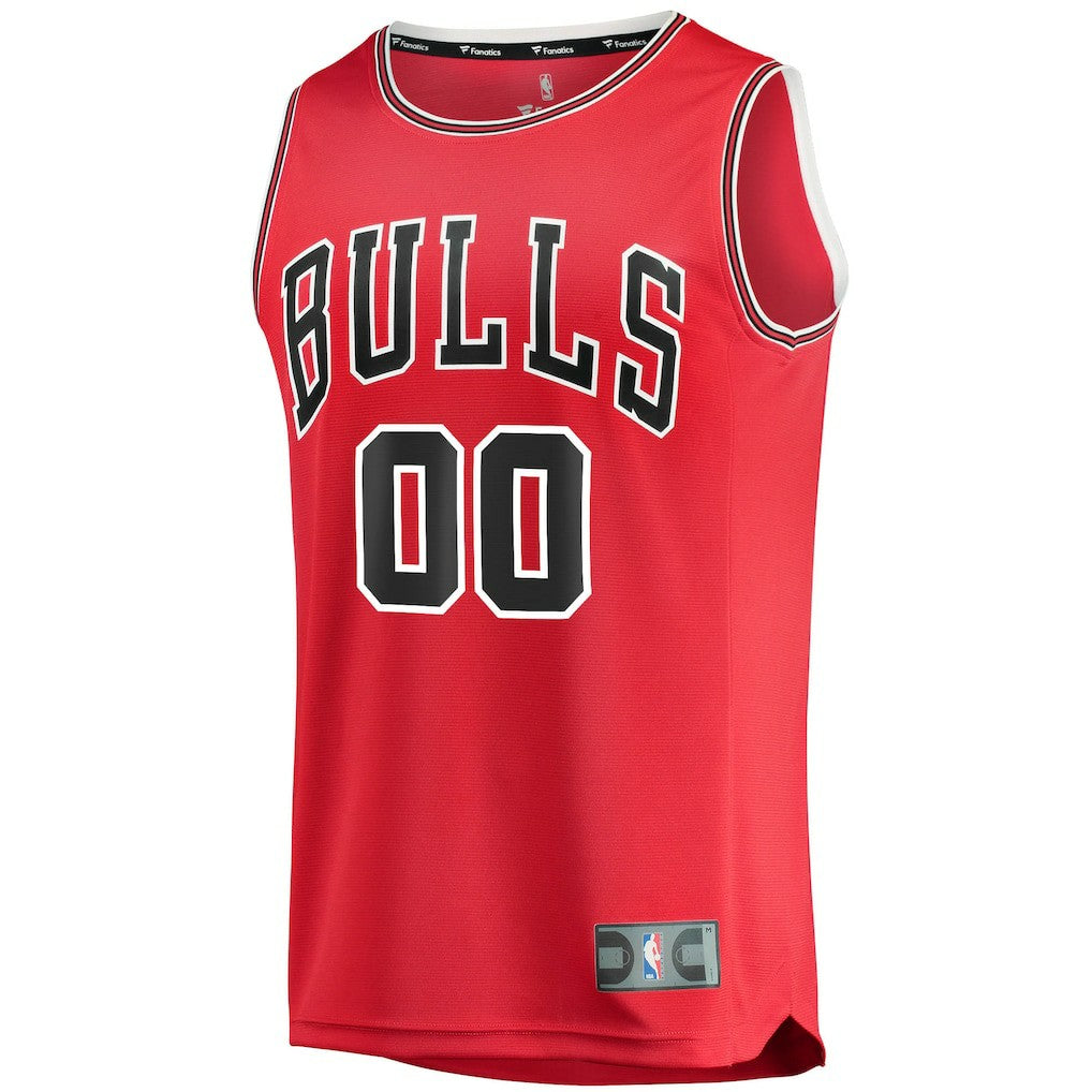 Fanatics - Chicago Bulls Youth Fast Break Custom Replica Jersey Red - Icon Edition