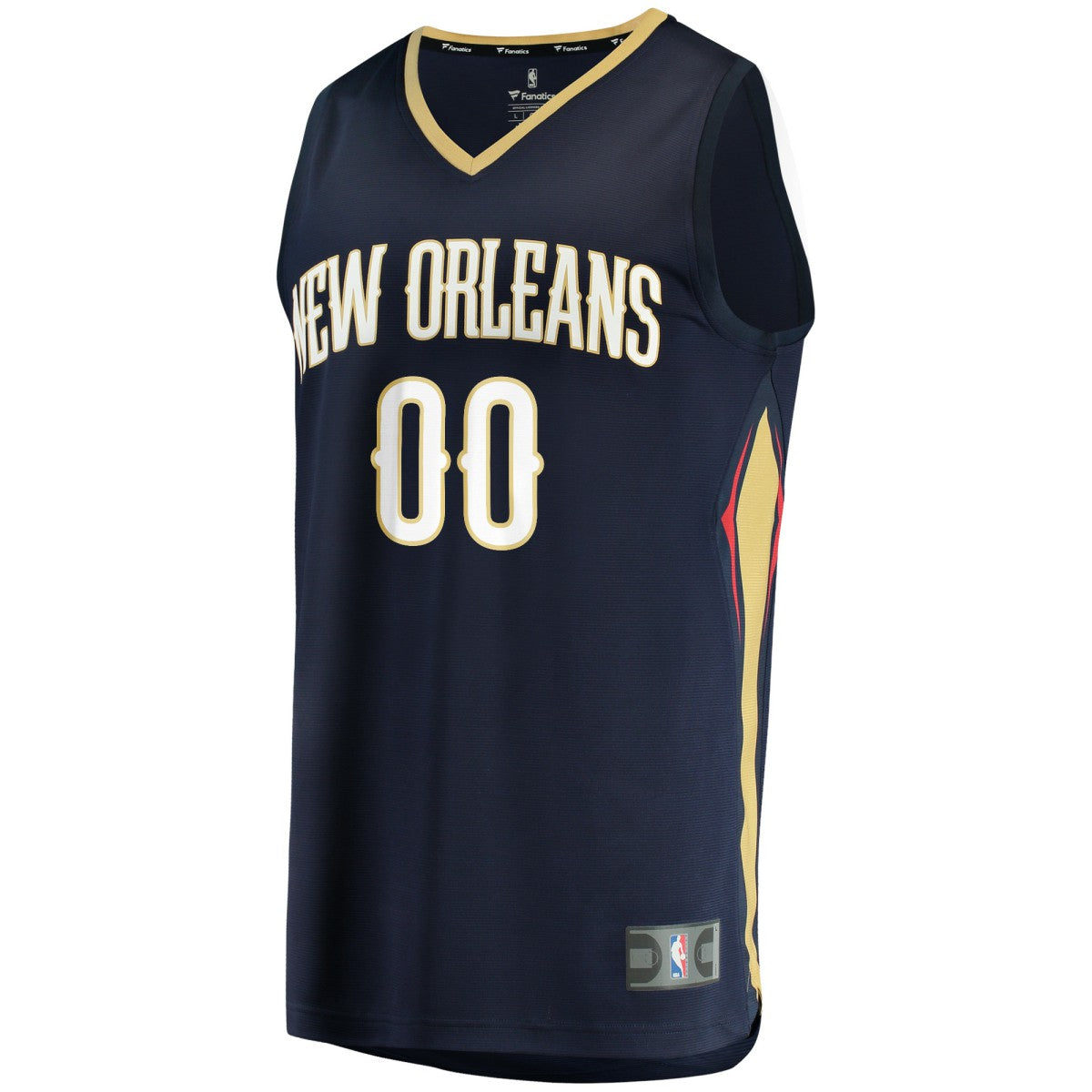 Fanatics - New Orleans Pelicans Youth Fast Break Custom Jersey - Navy - Icon Edition