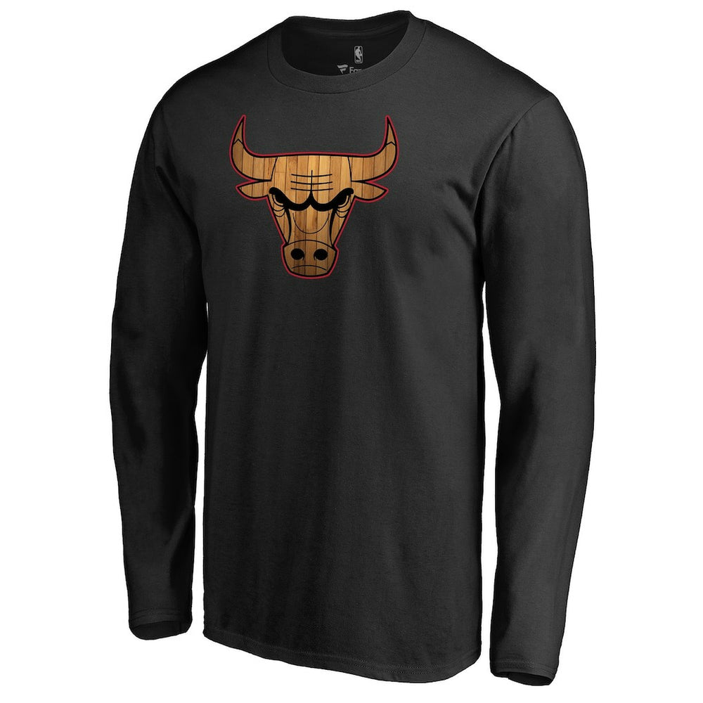 NBA - Chicago Bulls Hardwood Long Sleeve T-Shirt - Black