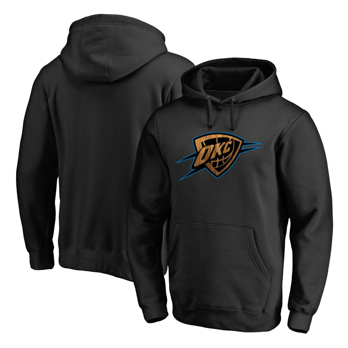 NBA - Oklahoma City Thunder Hardwood Pullover Hoodie - Black