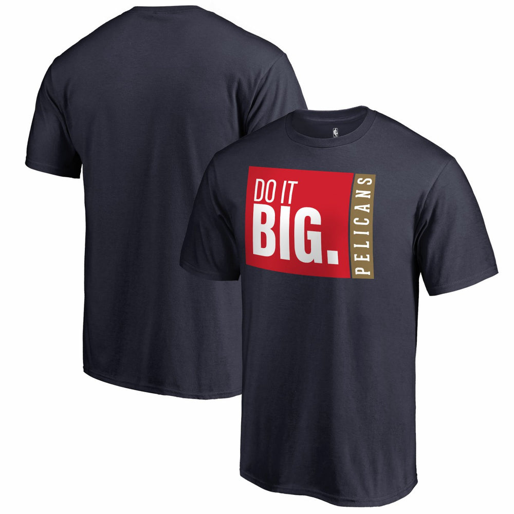 NBA - New Orleans Pelicans Do It Big T-Shirt - Navy