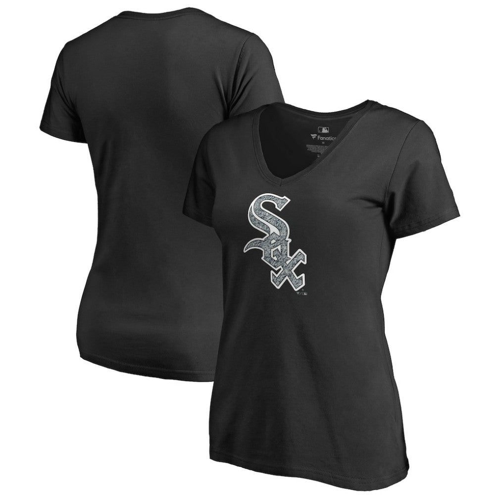 Chicago White Sox Women's Static Logo V-Neck T-Shirt for sale