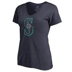 Seattle Mariners Women's Static Logo V-Neck T-Shirt Near Me