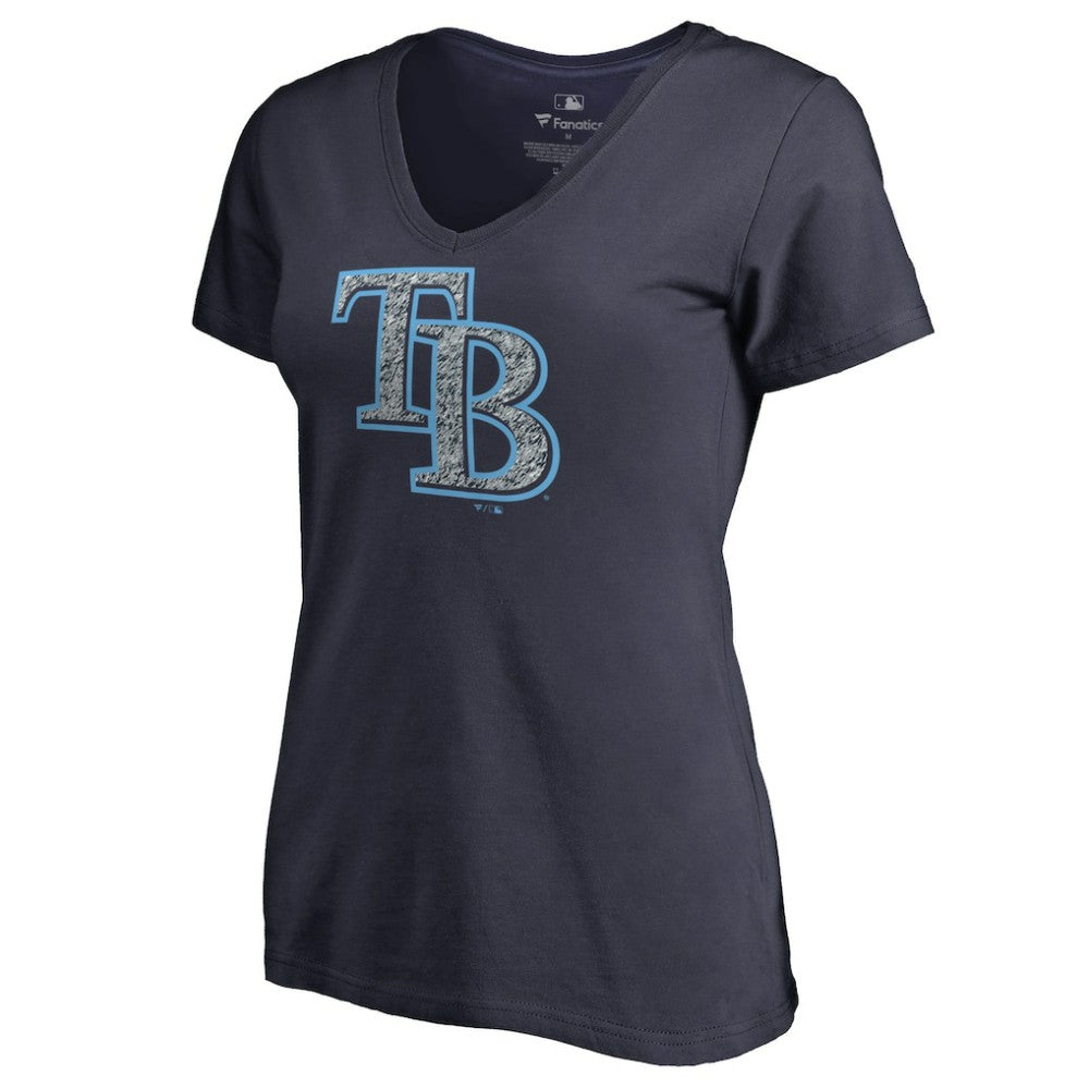 Tampa Bay Rays Women's Static Logo V-Neck T-Shirt Online