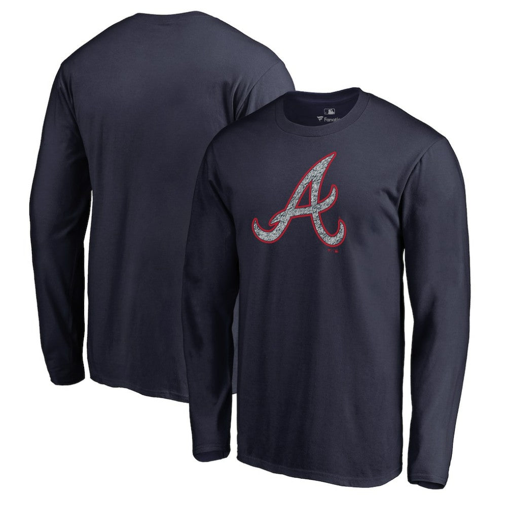 Atlanta Braves Static Logo Long Sleeve T-Shirt Lifestyle