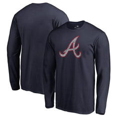 Atlanta Braves Static Logo Long Sleeve T-Shirt Lifestyle