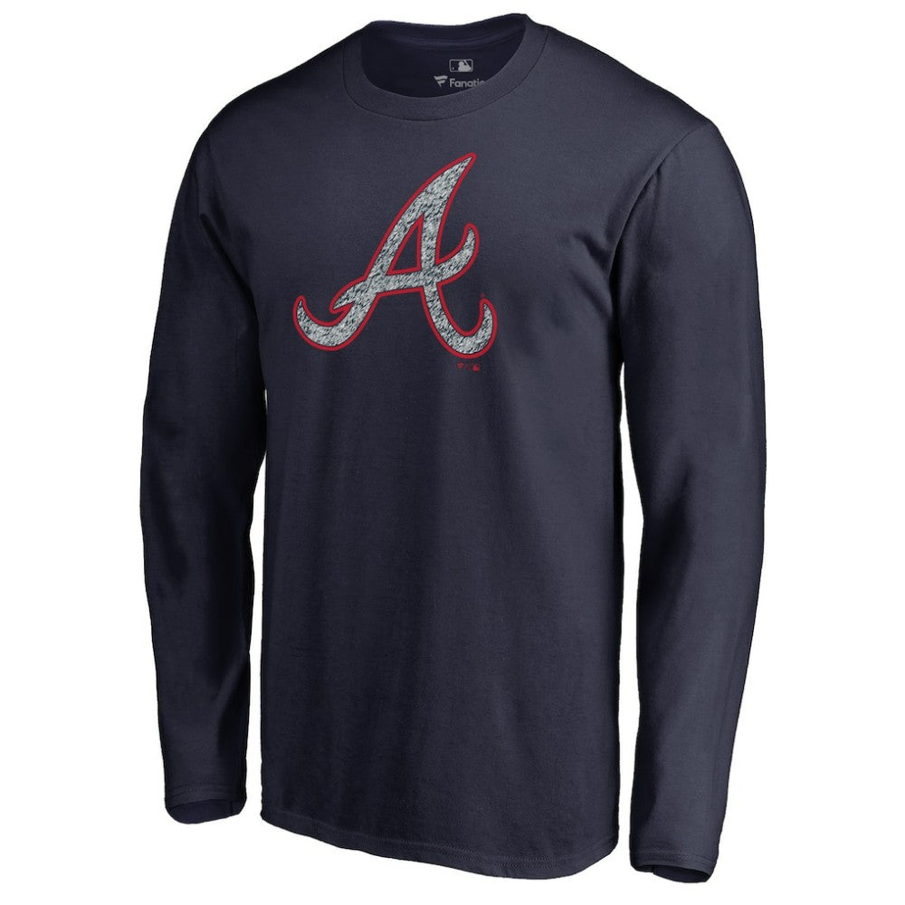 Atlanta Braves Static Logo Long Sleeve T-Shirt Lifestyle