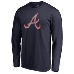 Atlanta Braves Static Logo Long Sleeve T-Shirt Lifestyle