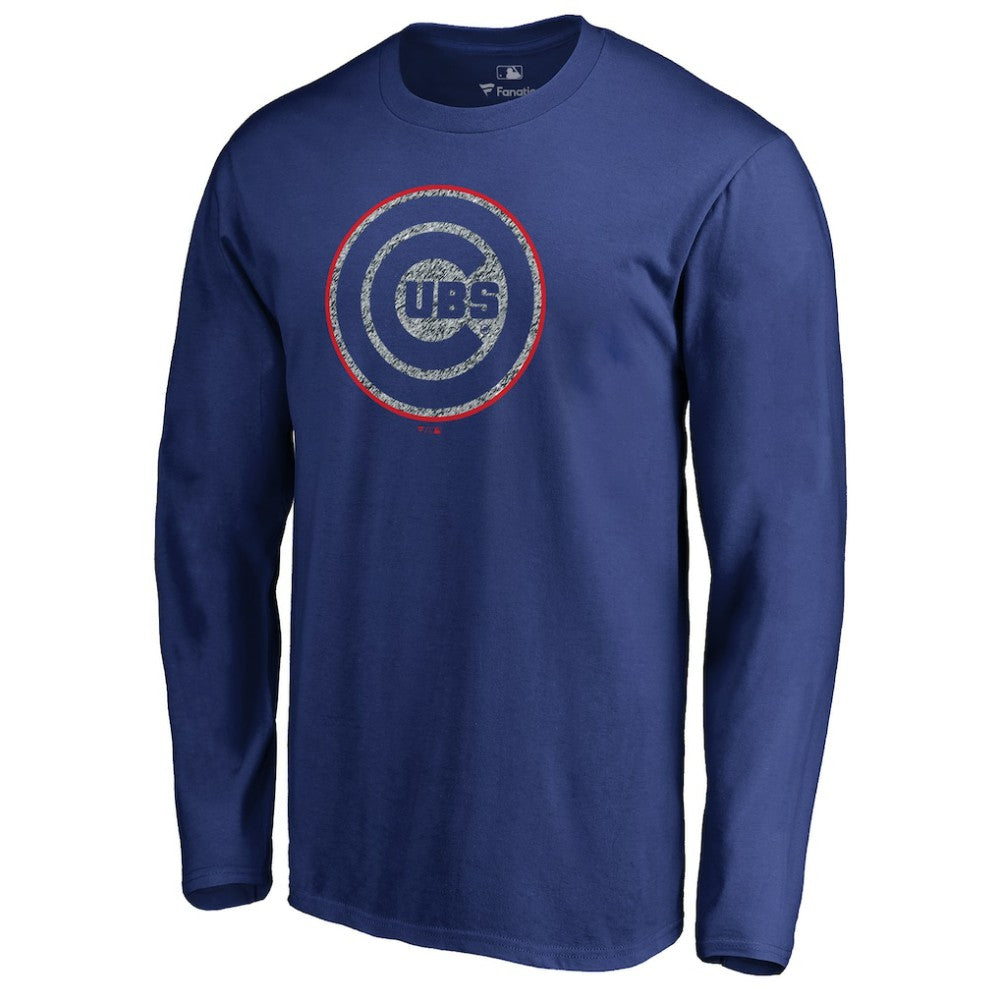 Chicago Cubs Static Logo Long Sleeve T-Shirt Lifestyle